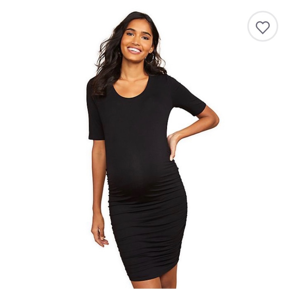 Maternity Dress Side Ruched